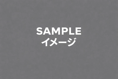 グレーの背景に白抜きでSANPLEイメージと書いてあります。