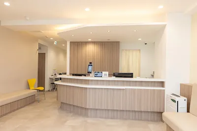 兵庫県神戸市灘区にある、本庄医院の受付写真